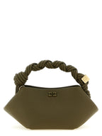 Ganni Bicolor Polyester Handbag