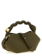 Ganni Bicolor Polyester Handbag