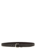 ZERBINI CLAUDIO Brown Leather Regular Belt
