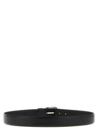 ZERBINI CLAUDIO Black Leather Regular Belt