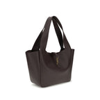 Saint Laurent Brown Calf Leather Bos Taurus Shoulder Bag