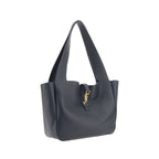 Saint Laurent Black Calf Leather Bos Taurus Shoulder Bag