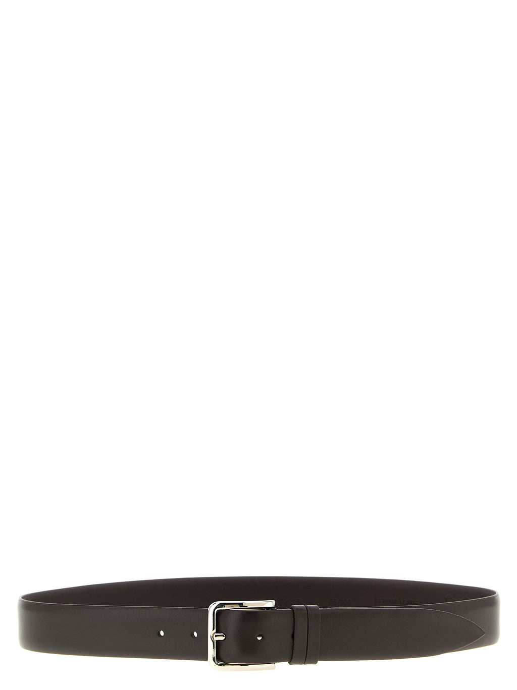 ZERBINI CLAUDIO Brown Leather Regular Belt