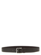 ZERBINI CLAUDIO Brown Leather Regular Belt