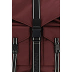 Ganni Bordeaux Recycled Polyamide Backpack