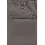 Zanellato Gray Calf Leather Bos Taurus Shoulder Bag