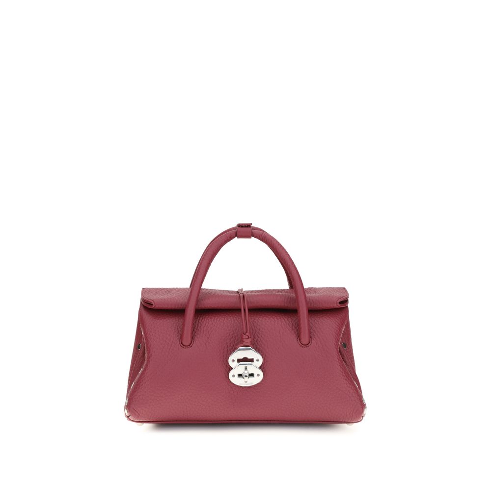 Zanellato Red Calf Leather Bos Taurus Shoulder Bag