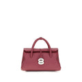 Zanellato Red Calf Leather Bos Taurus Shoulder Bag