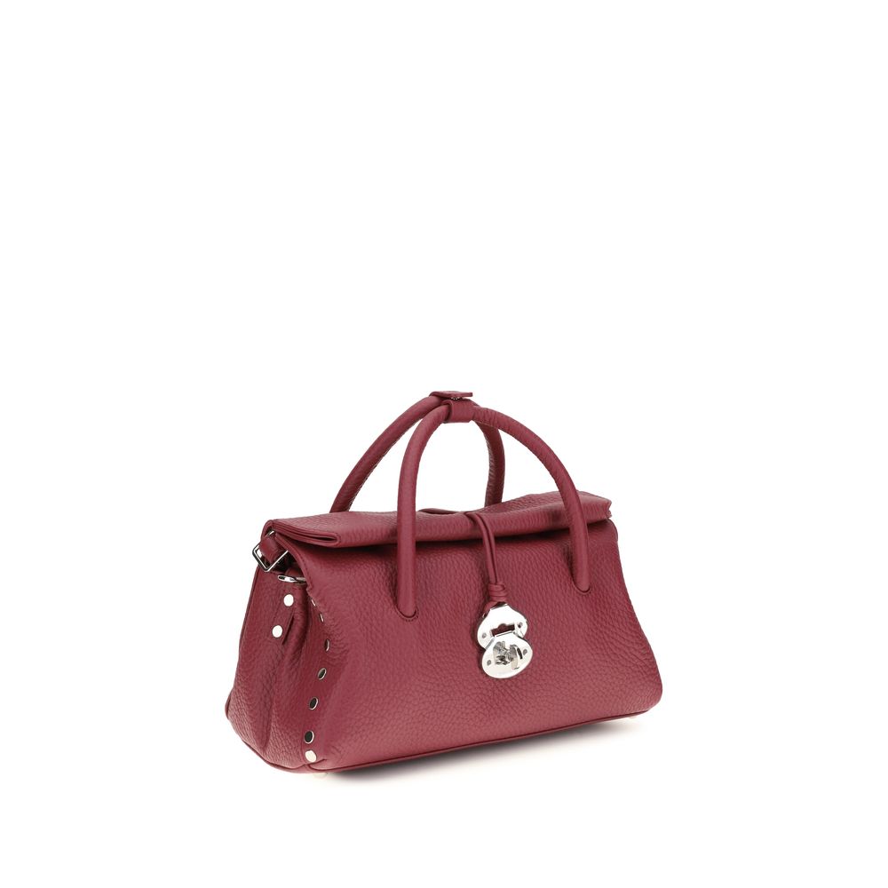 Zanellato Red Calf Leather Bos Taurus Shoulder Bag