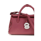 Zanellato Red Calf Leather Bos Taurus Shoulder Bag