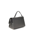 Zanellato Gray Calf Leather Bos Taurus Handbag