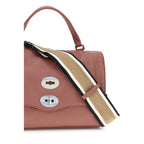 Zanellato Red Calf Leather Bos Taurus Handbag