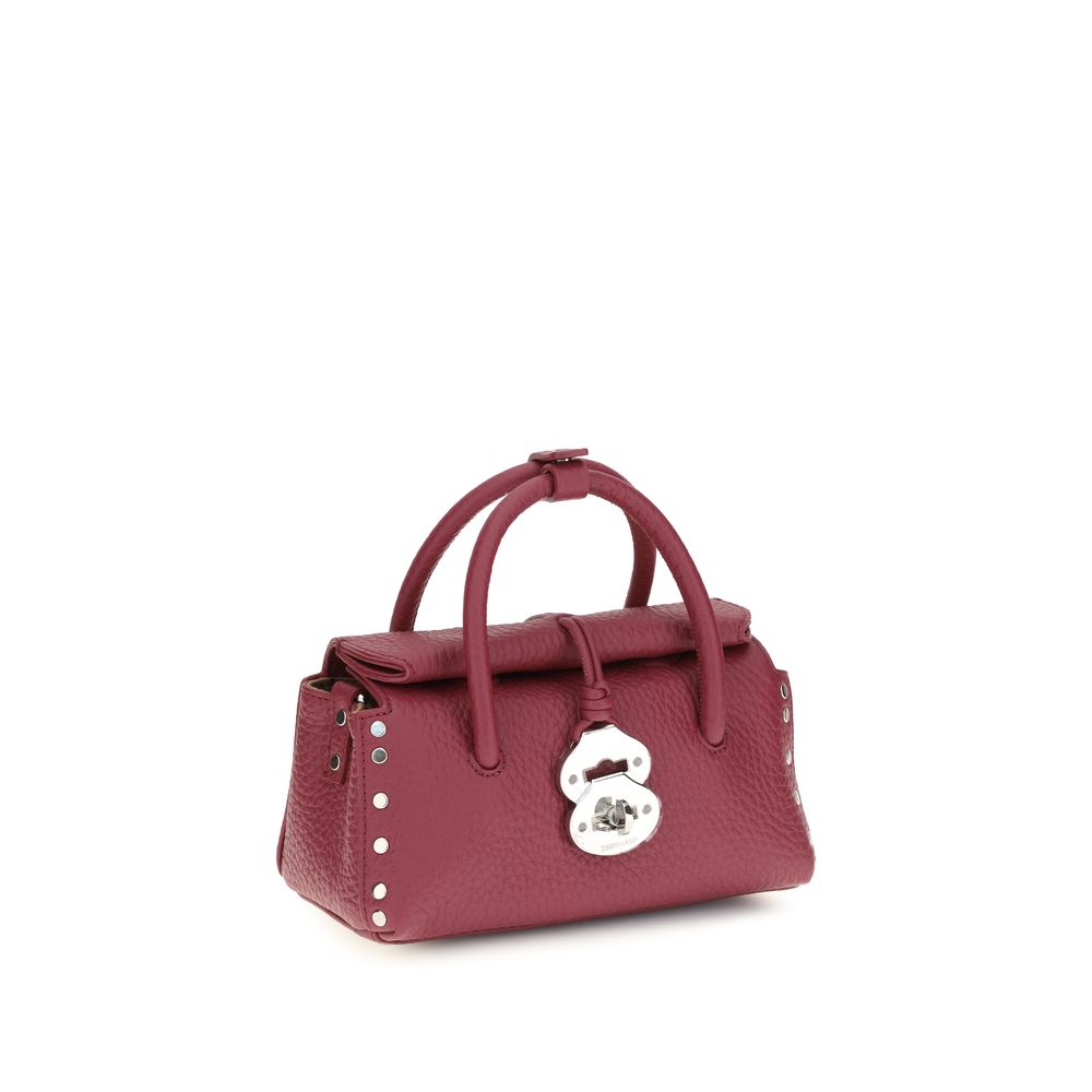 Zanellato Red Calf Leather Bos Taurus Handbag