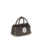 Zanellato Brown Calf Leather Bos Taurus Handbag