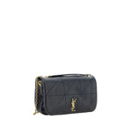 Saint Laurent Black Lamb Ovis Aries Shoulder Bag