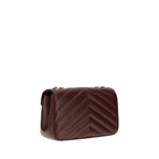 Saint Laurent Bordeaux Lamb Ovis Aries Shoulder Bag