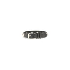 Valentino Garavani Black Calf Leather Bos Taurus Bracelet
