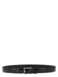 ZERBINI CLAUDIO Black Leather Regular Belt