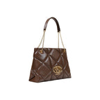 Love Moschino Brown Polyethylene Handbag