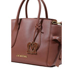 Love Moschino Brown Polyethylene Handbag