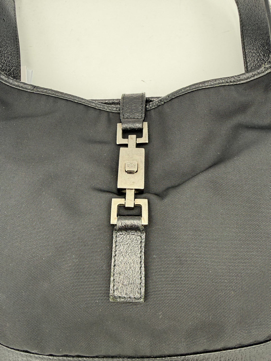 Gucci GUCCI JACKIE Leather and Canvas Handbag