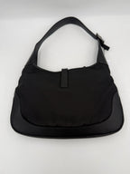 Gucci GUCCI JACKIE Leather and Canvas Handbag