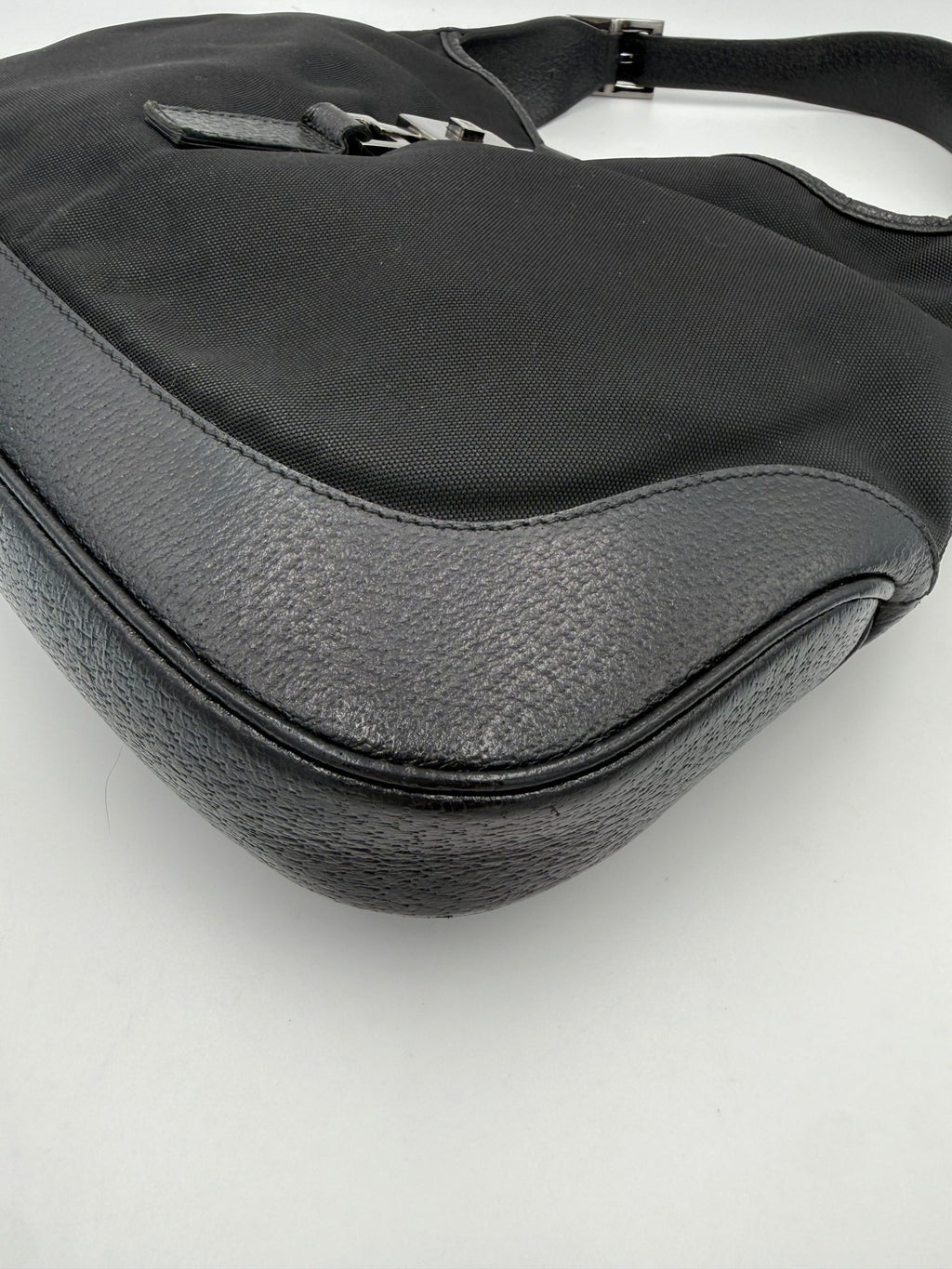 Gucci GUCCI JACKIE Leather and Canvas Handbag