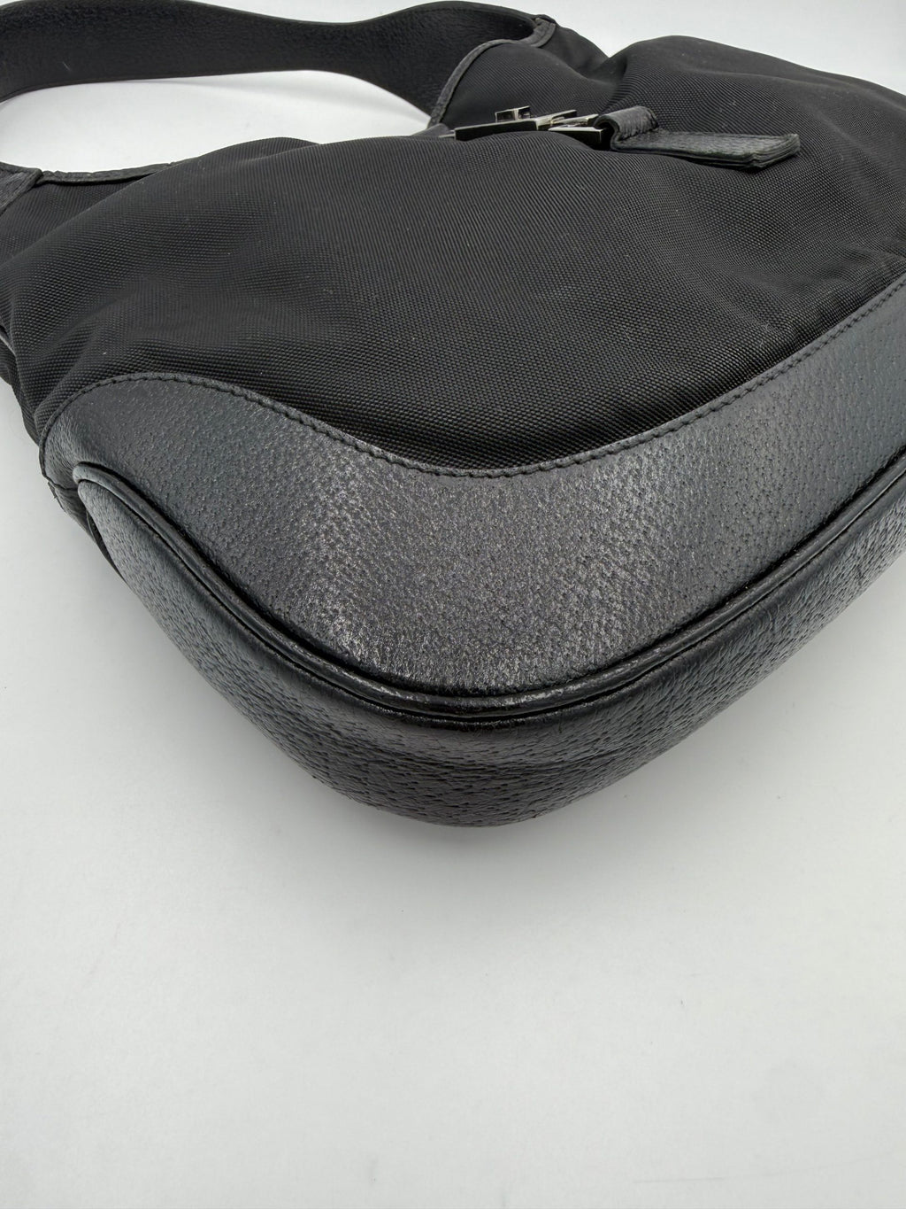 Gucci GUCCI JACKIE Leather and Canvas Handbag
