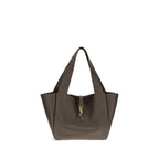 Saint Laurent Brown Calf Leather Bos Taurus Shoulder Bag