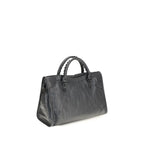 Balenciaga Gray Lamb Ovis Aries Shoulder Bag