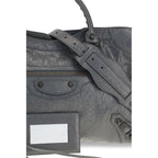 Balenciaga Gray Lamb Ovis Aries Shoulder Bag
