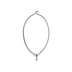 Alexander McQueen Silver Brass Necklace