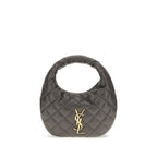 Saint Laurent Gray Lamb Ovis Aries Handbag