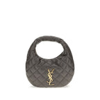 Saint Laurent Gray Lamb Ovis Aries Handbag