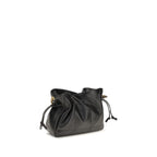 Saint Laurent Black Lamb Ovis Aries Clutch Bag