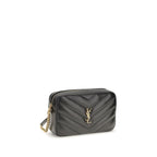 Saint Laurent Black Lamb Ovis Aries Shoulder Bag