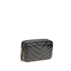 Saint Laurent Black Lamb Ovis Aries Shoulder Bag