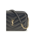 Saint Laurent Black Lamb Ovis Aries Shoulder Bag