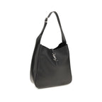 Saint Laurent Black Calf Leather Bos Taurus Shoulder Bag