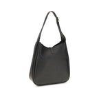 Saint Laurent Black Calf Leather Bos Taurus Shoulder Bag