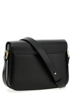 A.P.C. Black Cowhide Crossbody Bag