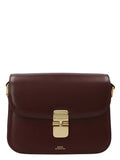 A.P.C. Bordeaux Cowhide Crossbody Bag