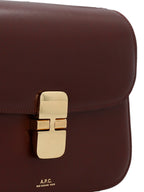 A.P.C. Bordeaux Cowhide Crossbody Bag