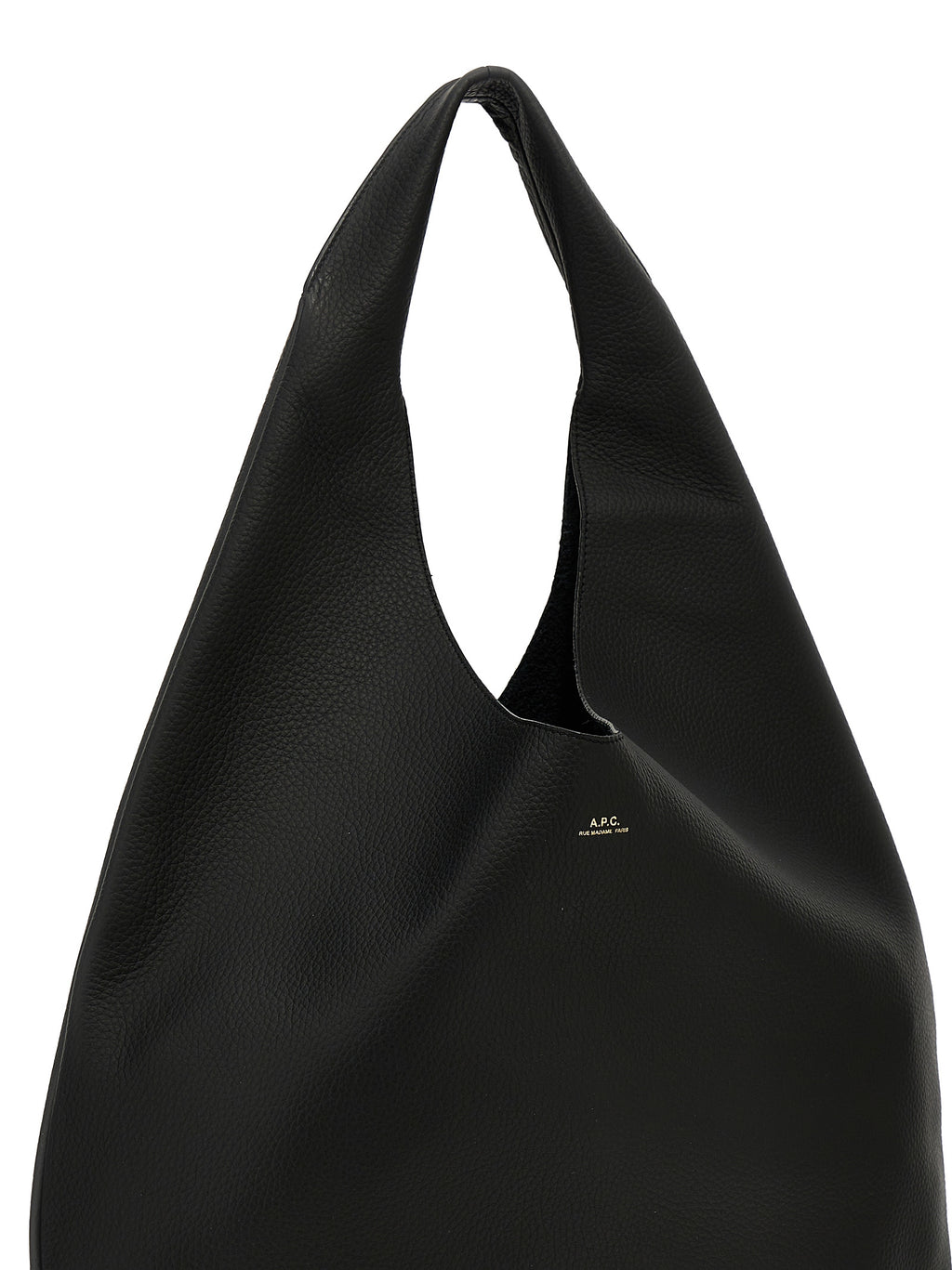 A.P.C. Black Calfskin Shoulder Bag