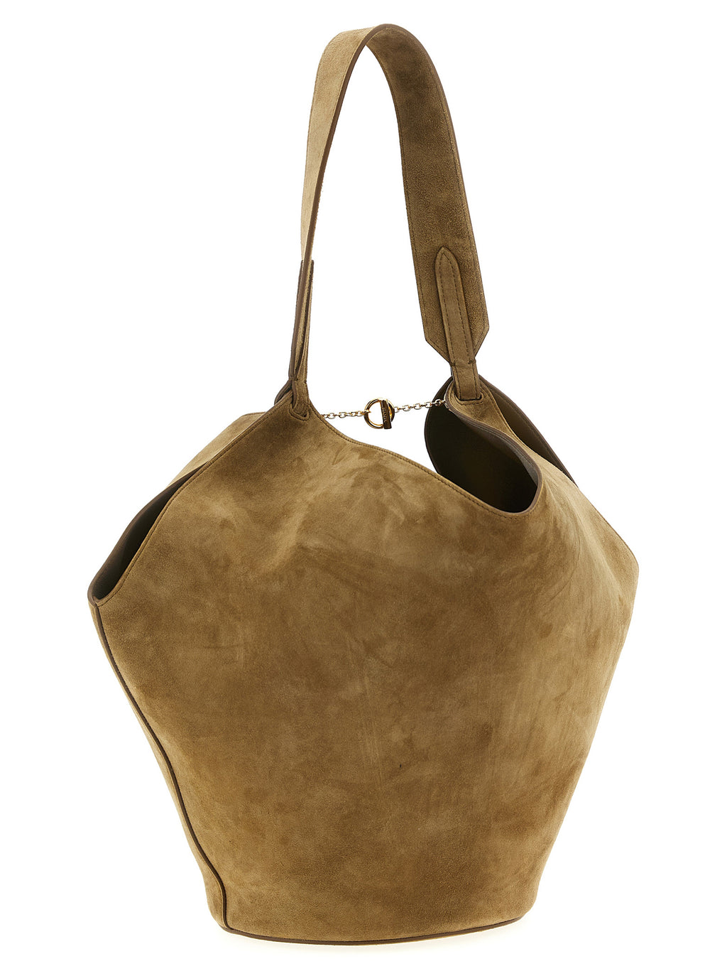 Khaite Brown Calfskin Tote Bag