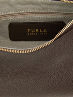 Furla Brown Calfskin Shoulder Bag