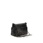Balenciaga Black Lamb Ovis Aries Shoulder Bag