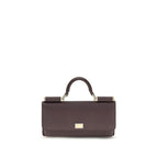 Dolce & Gabbana Brown Calf Leather Bos Taurus Shoulder Bag