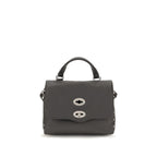 Zanellato Gray Calf Leather Bos Taurus Handbag