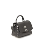Zanellato Gray Calf Leather Bos Taurus Handbag